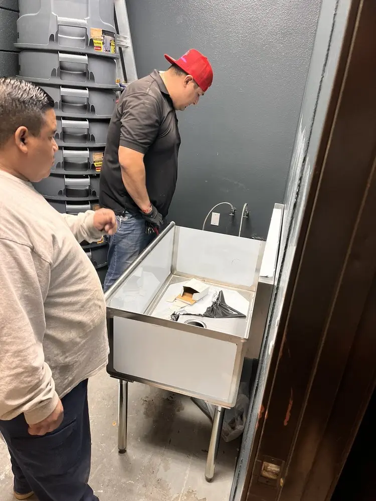 Commercial plumbing and sink installation in Dahlgren